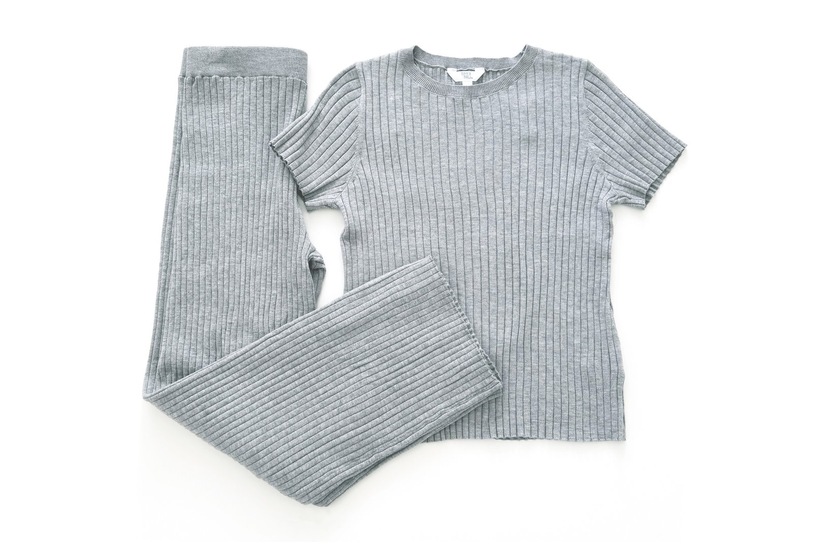 Time and Tru Ribbed Matching Set