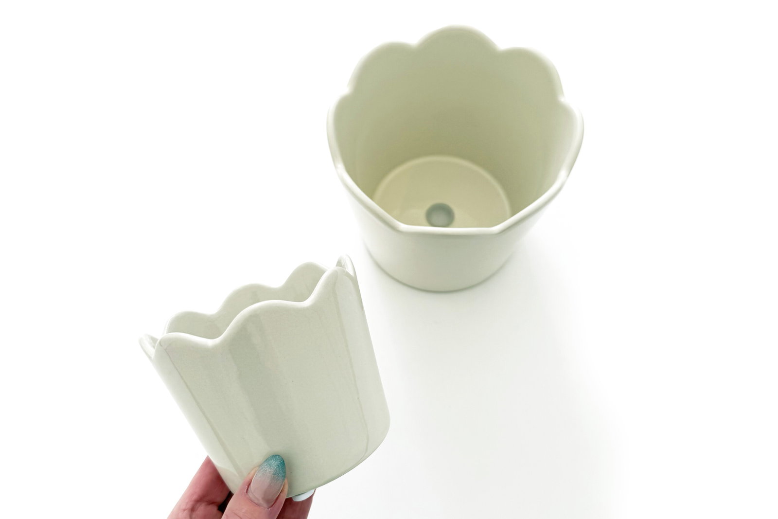 Mainstays Scalloped Planters