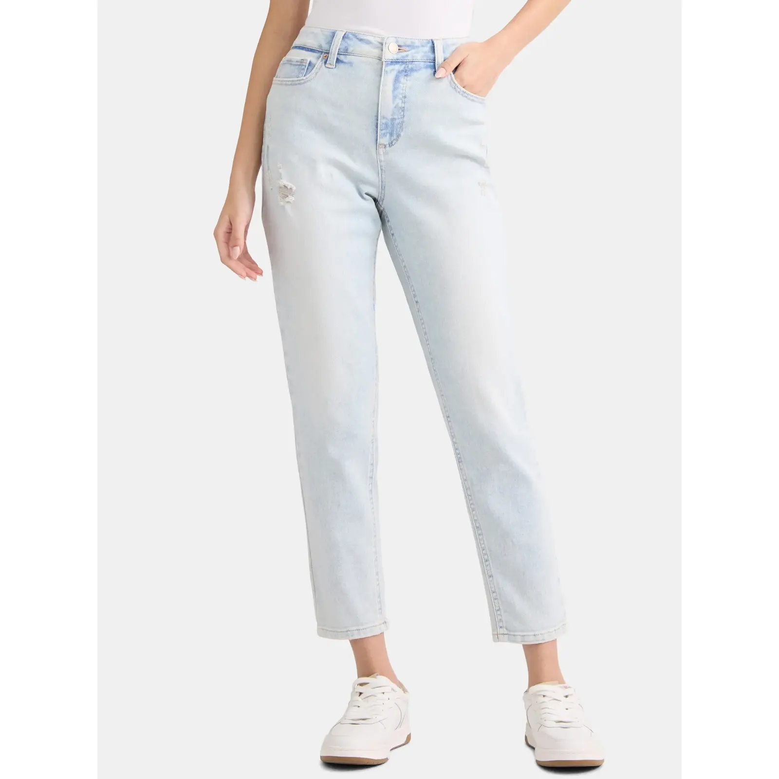Time and Tru High Rise Mom Jeans, 27