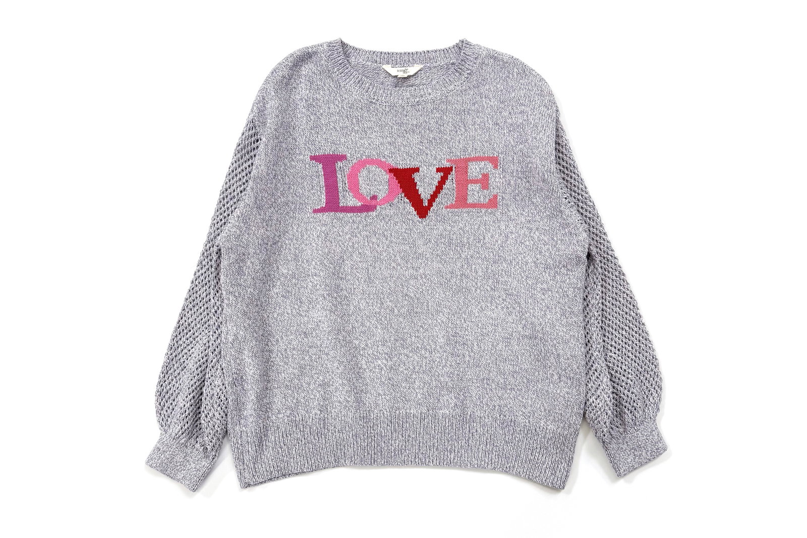 Terra & Sky Plus Size Valentine's Day Heart Sweater