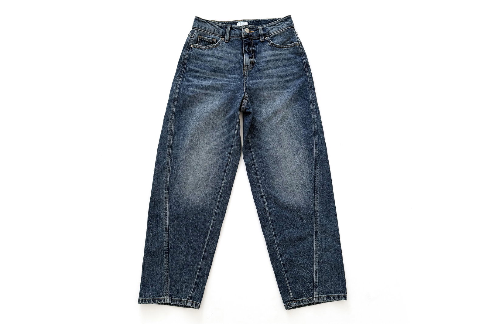 Time and Tru High Rise Barrel Jean