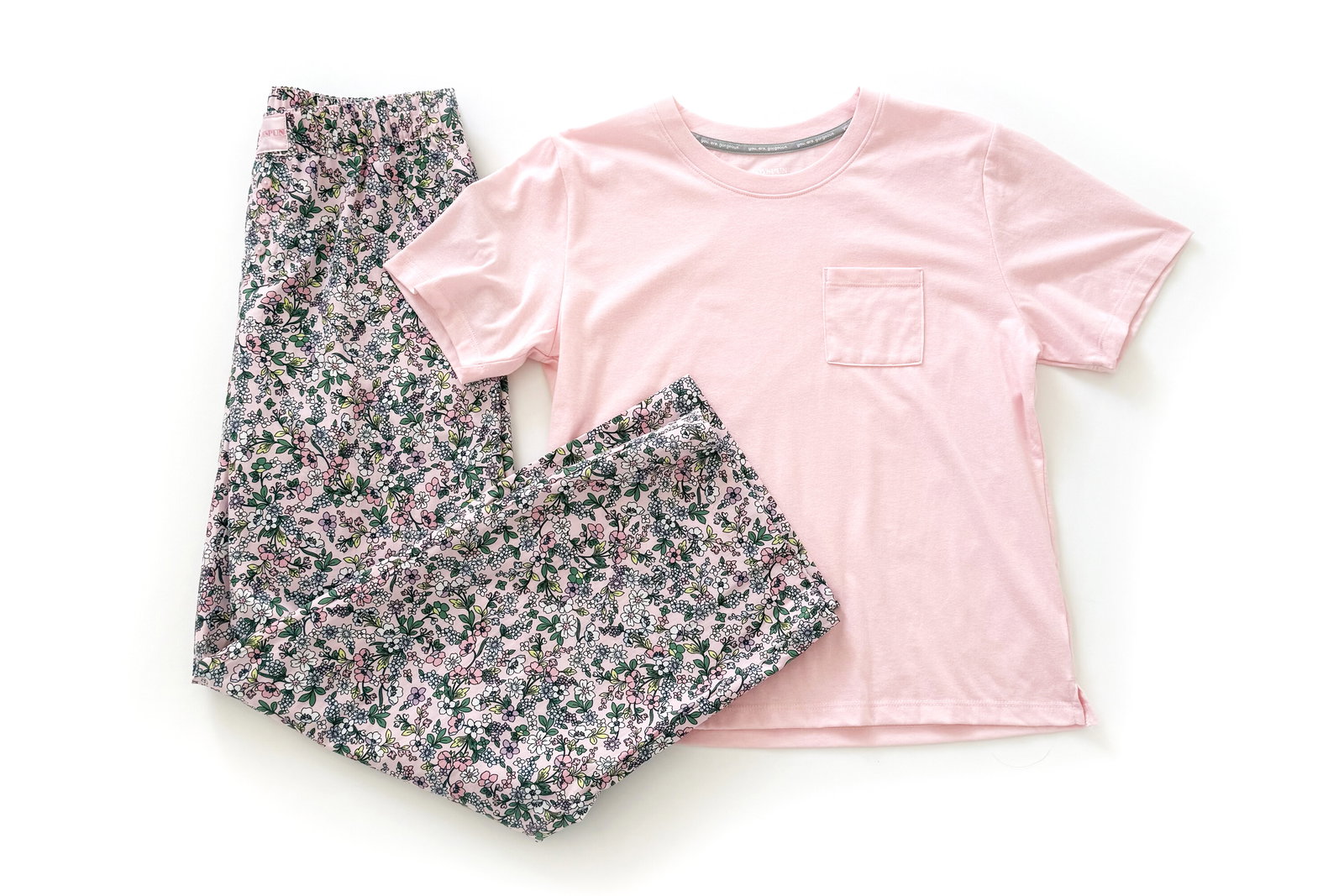 Joyspun Sleep Easy Tee and Poplin Sleep Pant