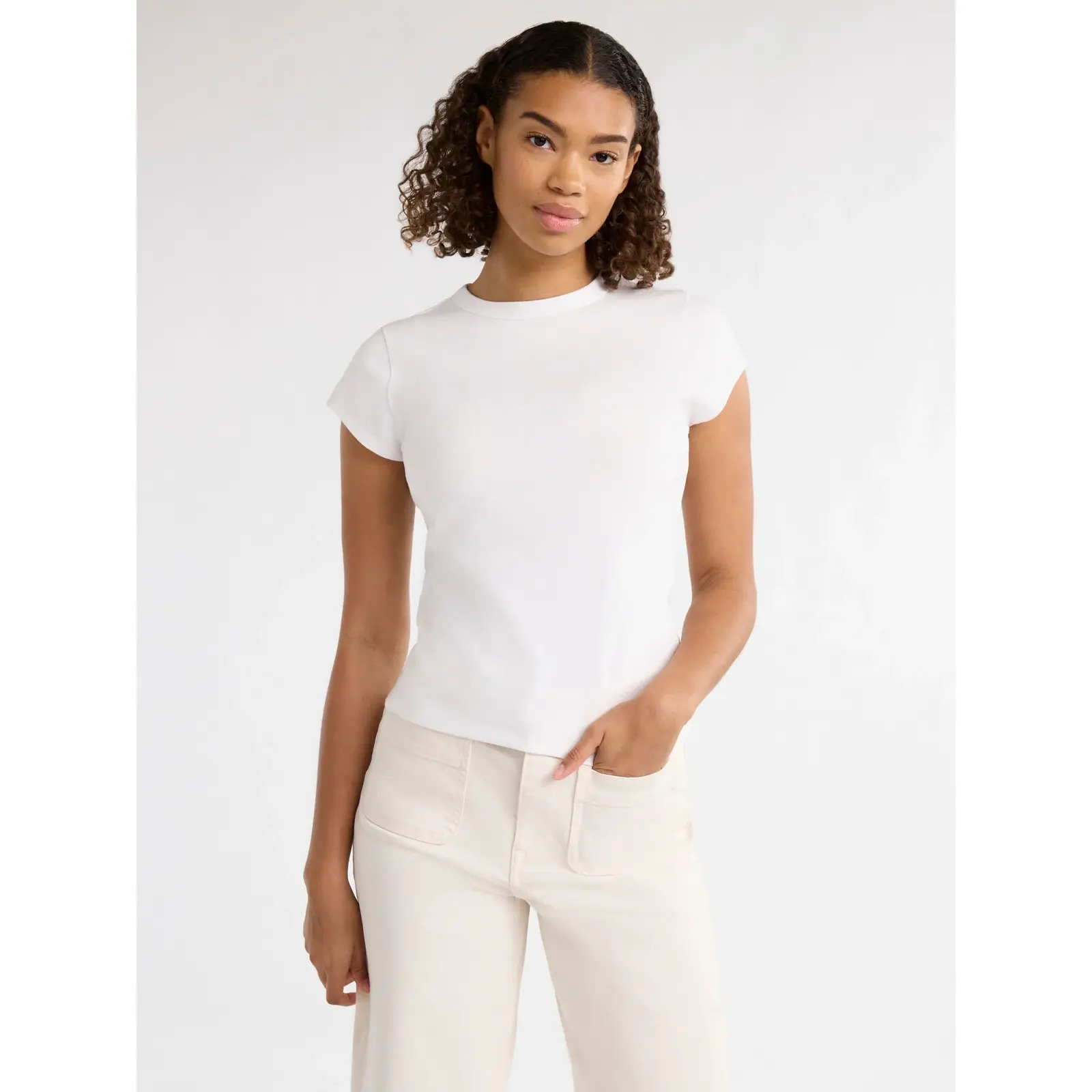 Free Assembly Cap Sleeve Tee