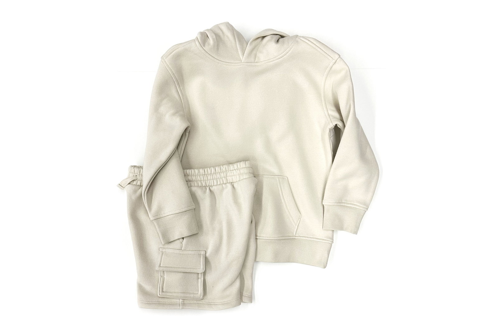 Wonder Nation Boys Fleece Hoodie & Cargo Shorts
