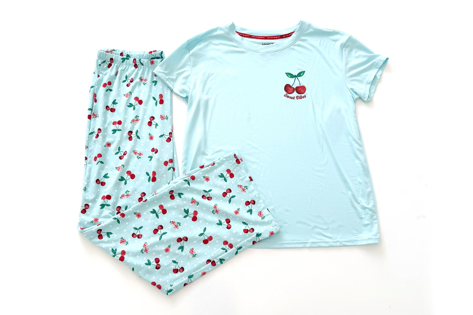 Joyspun Sleep Tee and Pants Pajama Set