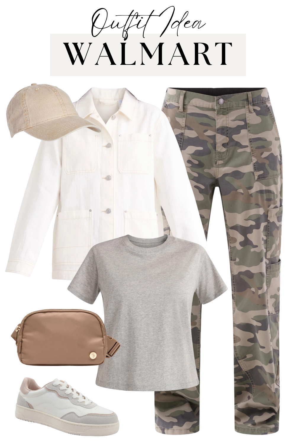 Walmart Outfit Idea - Viral Camo Pants