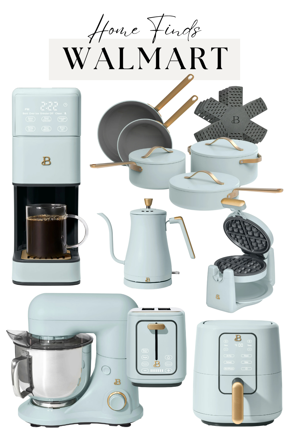 Beautiful by Drew Kitchen Appliances - Hydrangea Blue