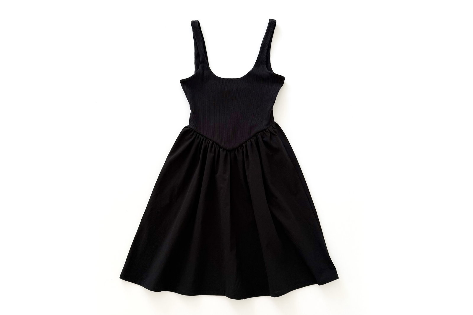 No Boundaries V Waist Mini Tank Dress