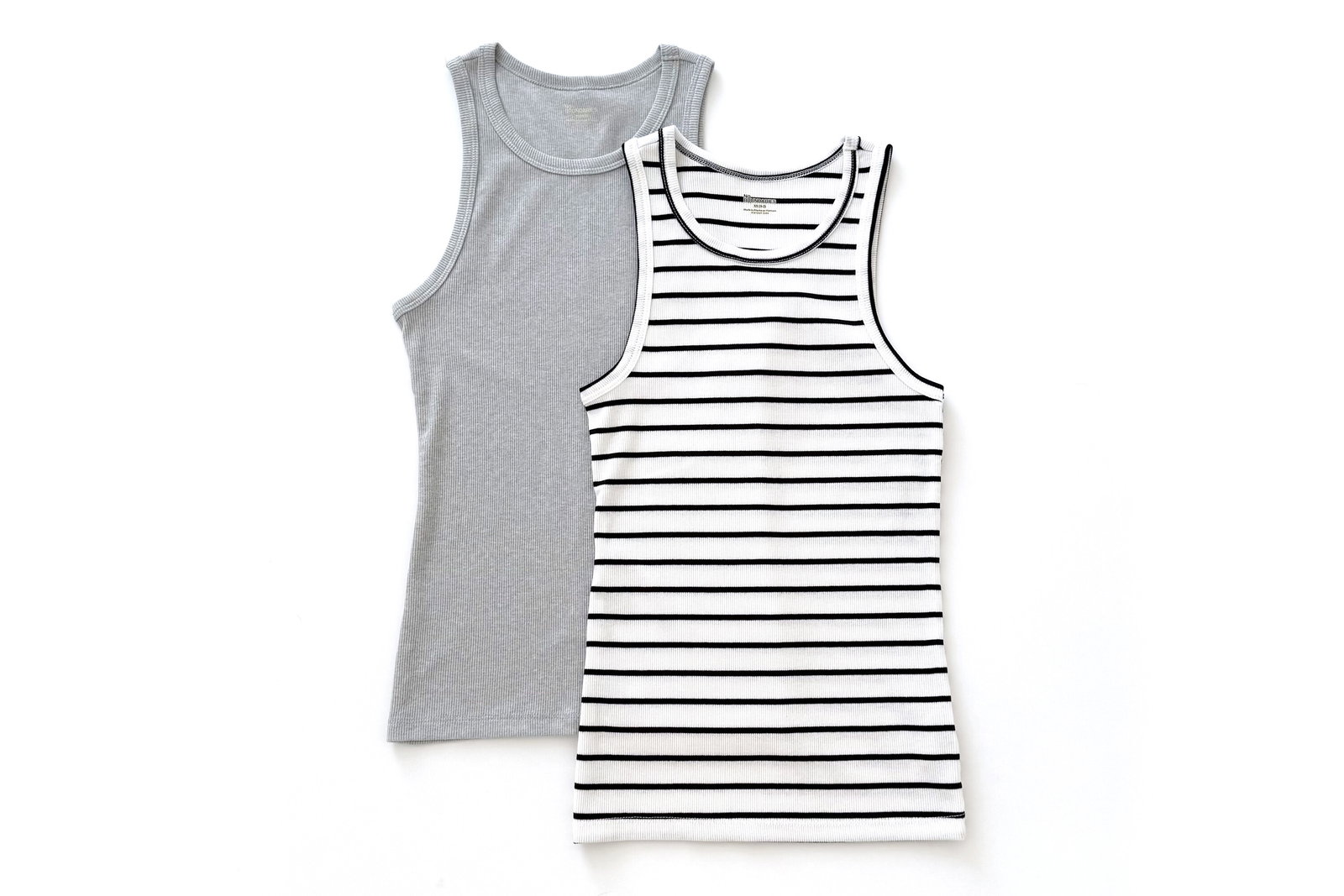 No Boundaries Ribbed High Neck Tank Top