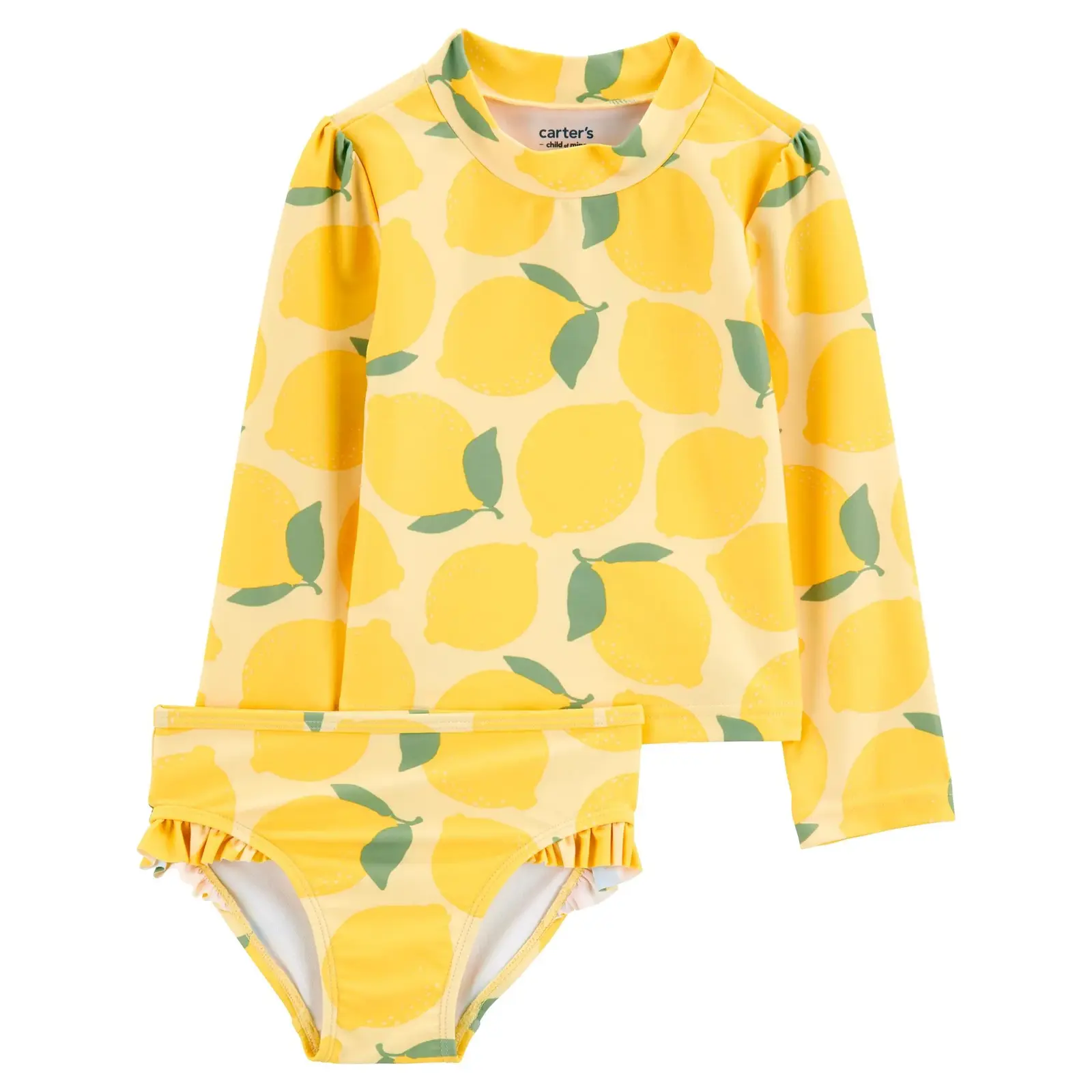 Carter’s Child of Mine Baby and Toddler Girl Two-Piece Rash Guard Set