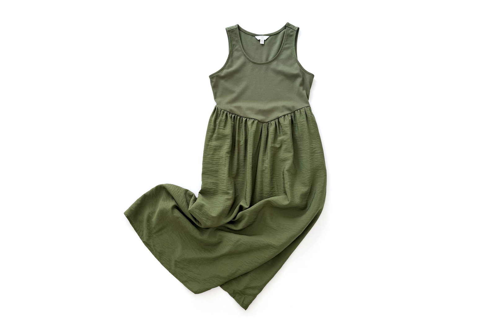 Time and Tru Sleeveless Midi Tank Dress