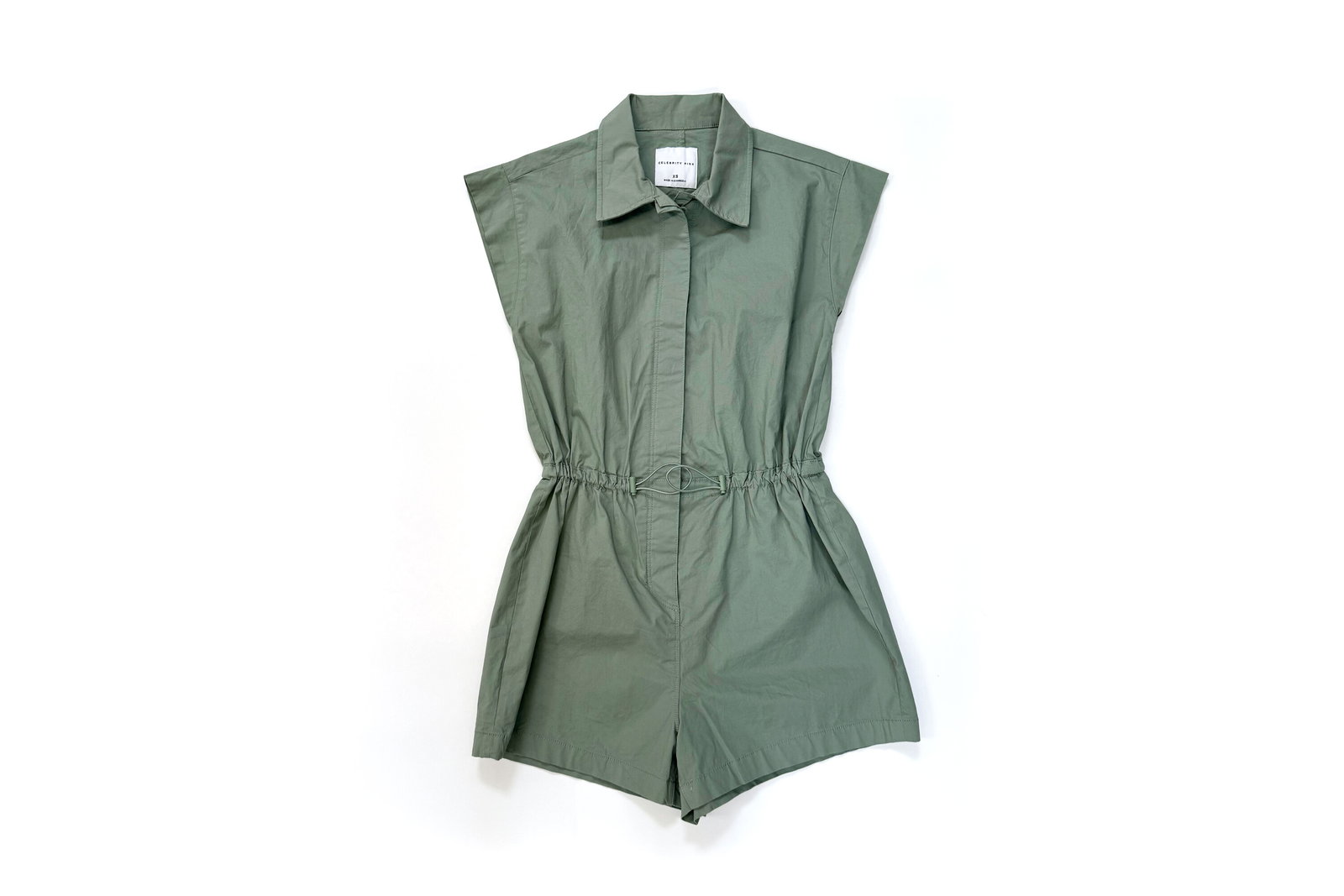 Celebrity Pink Bungee Waist Romper