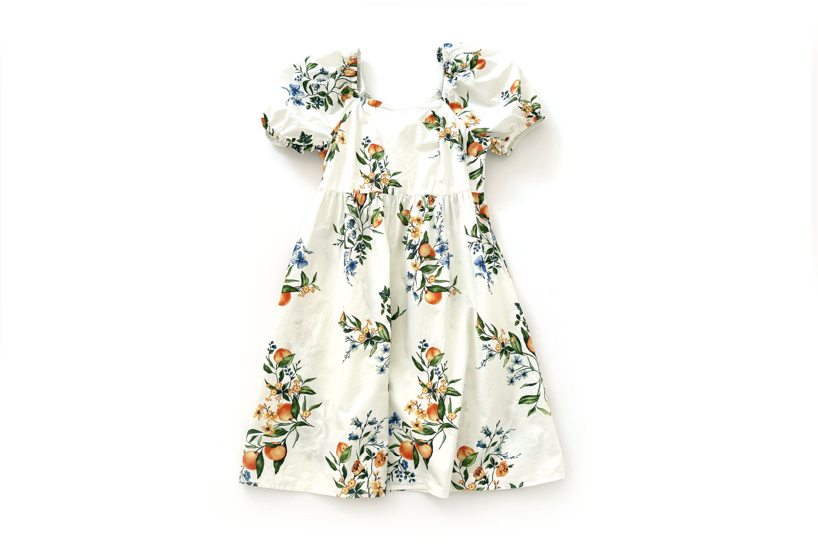 Time and Tru Puff Sleeve Mini Dress
