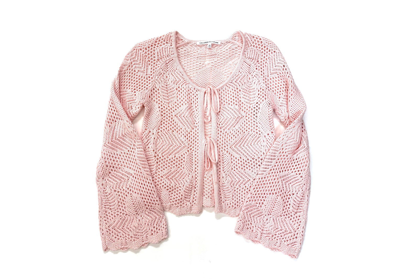 Celebrity Pink Juniors Tie Front Cardigan