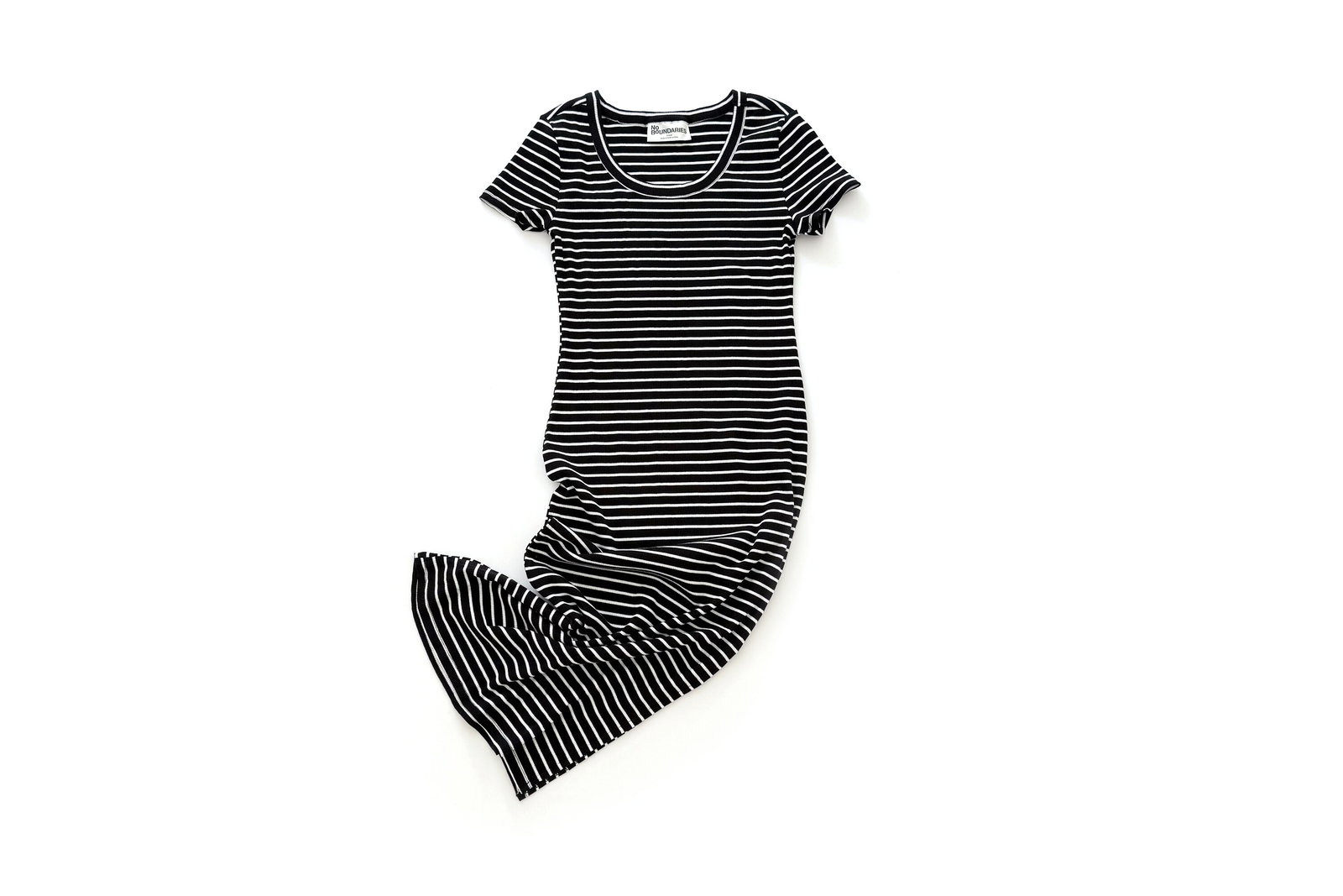 No Boundaries Midi Slit T-Shirt Dress