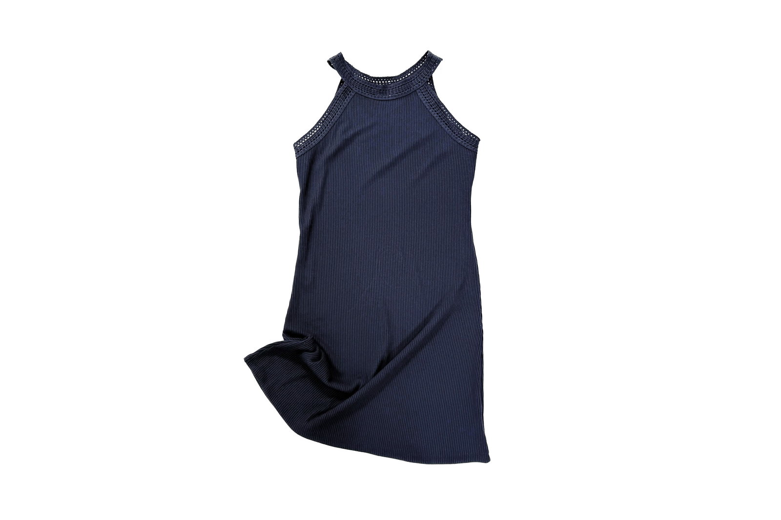 Time and Tru Crochet Trim Mini Dress