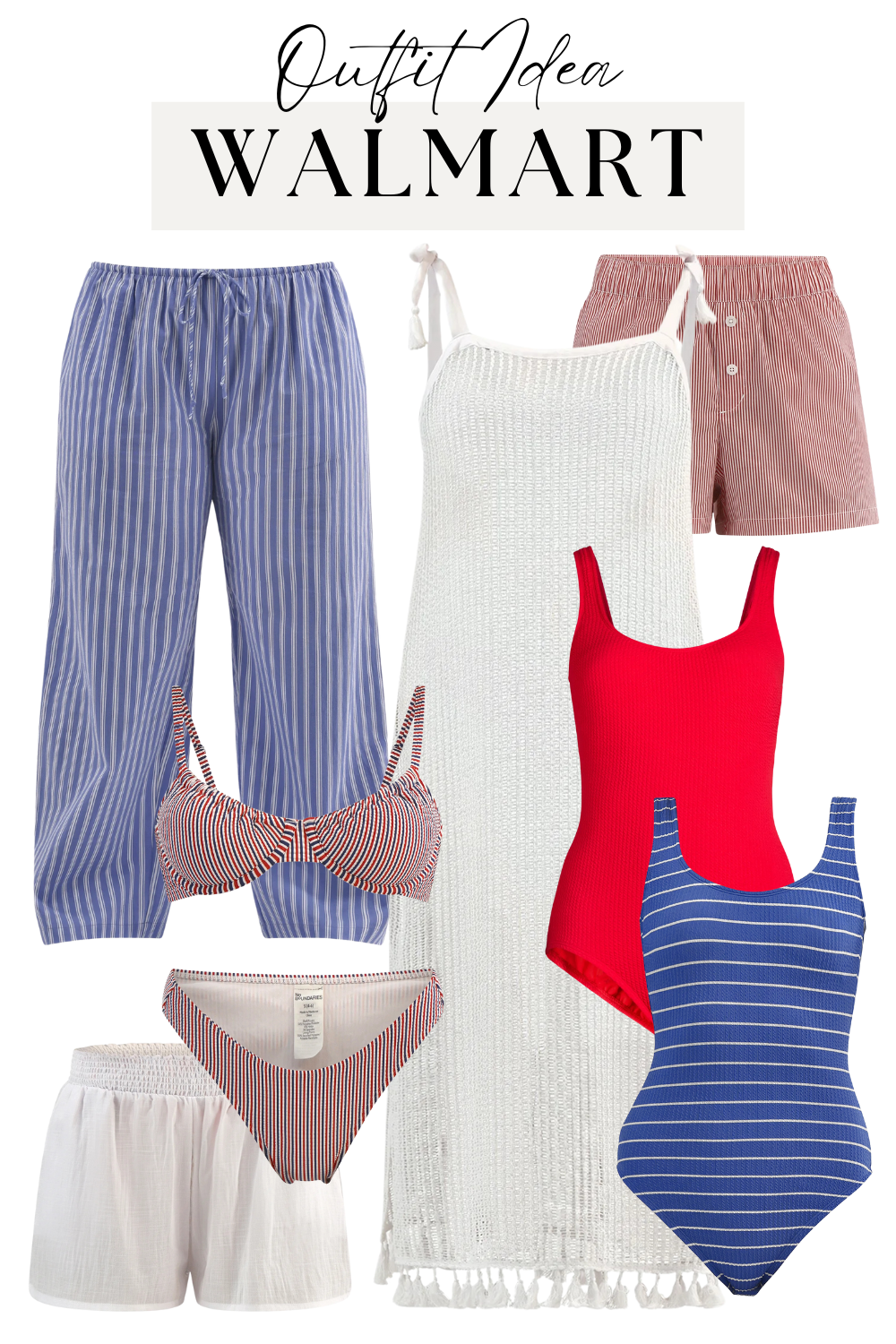 Walmart Red, White, & Blue Swimwear Finds