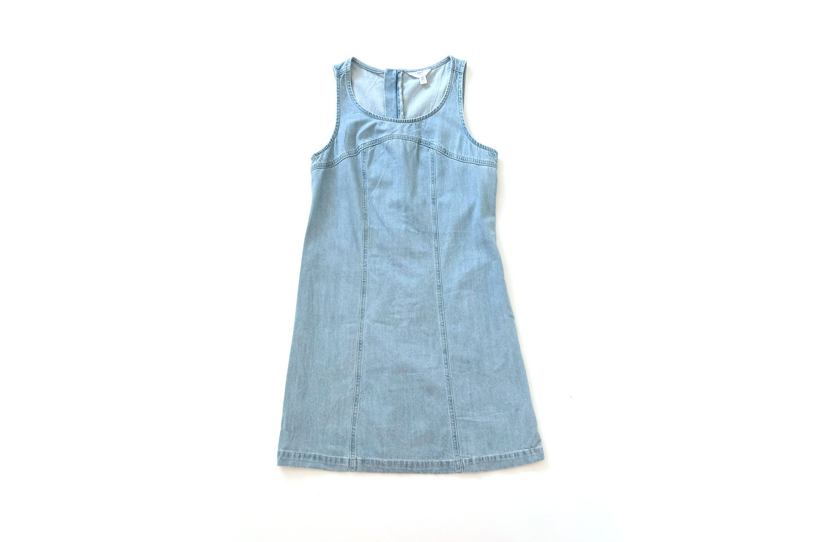 Time and Tru Denim Shift Mini Dress