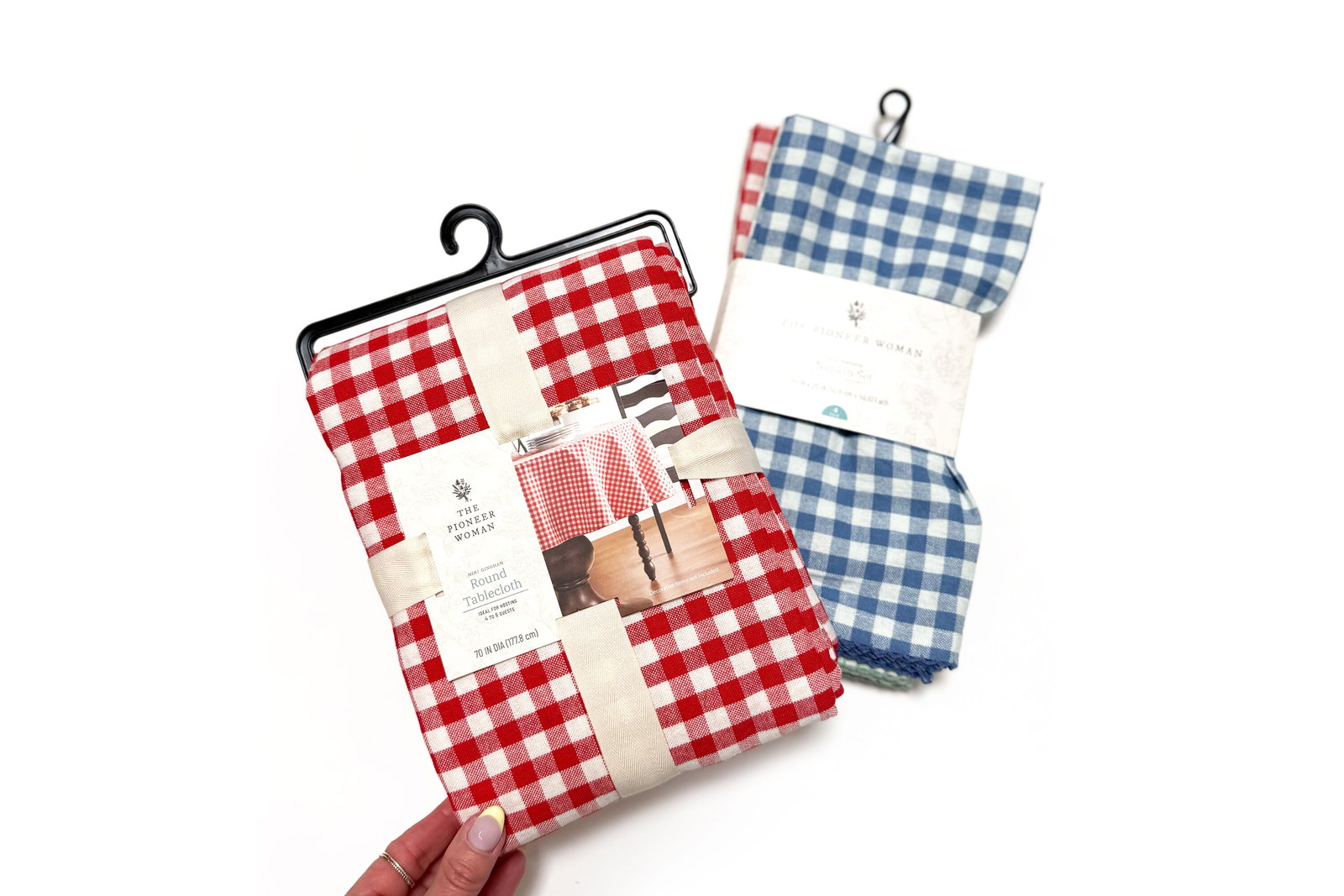 The Pioneer Woman Gingham & Denim Table Linens