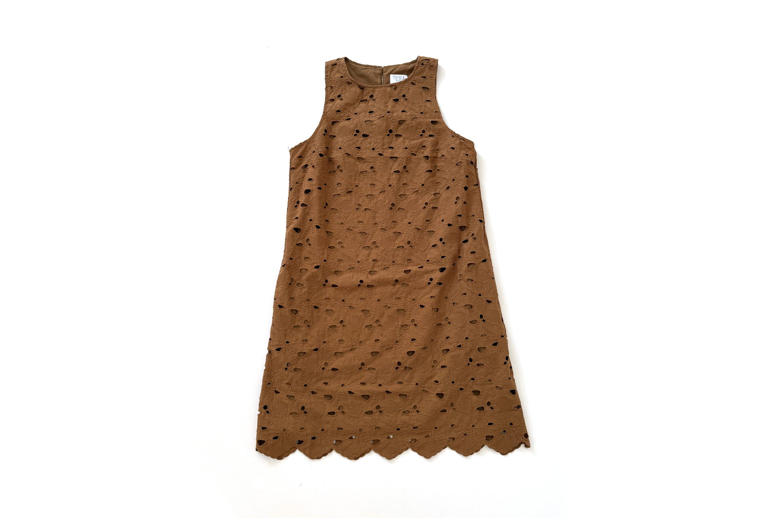 Time and Tru Eyelet Embroidered Mini Dress