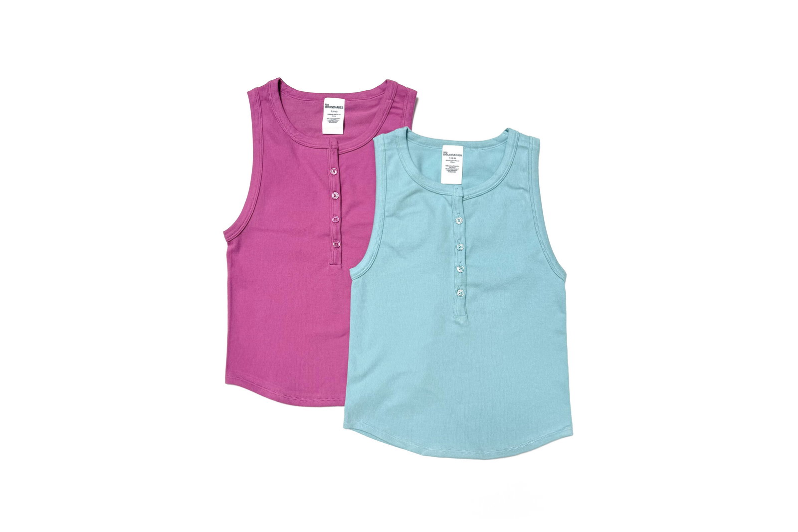 No Boundaries Seamless Henley Tank