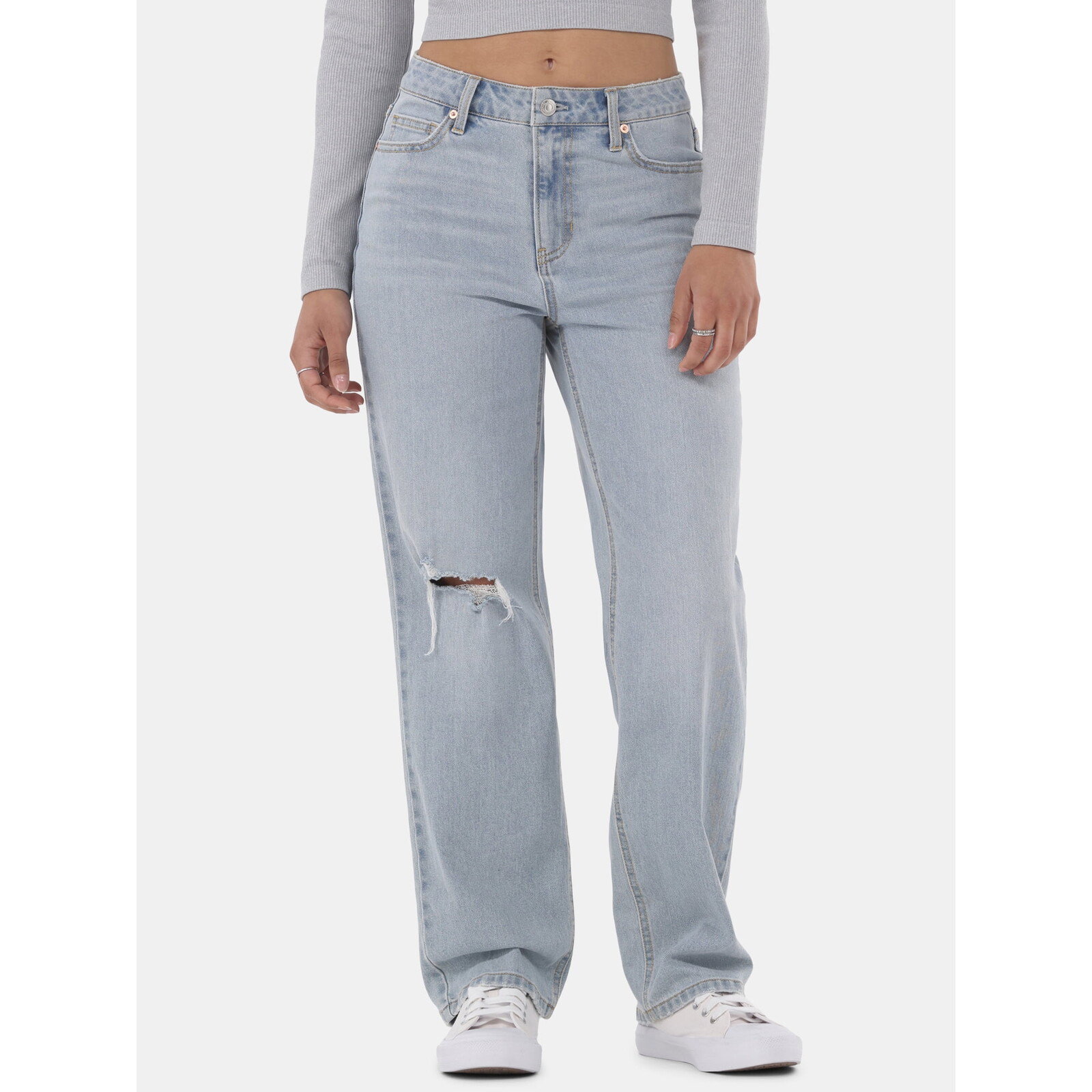 No Boundaries High-Rise Straight Leg Jeans
