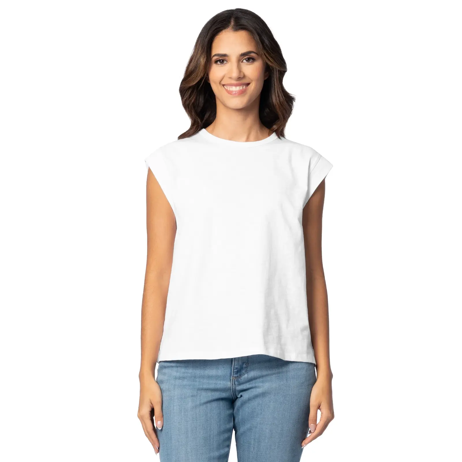 Time & Tru Women's Muscle Tee