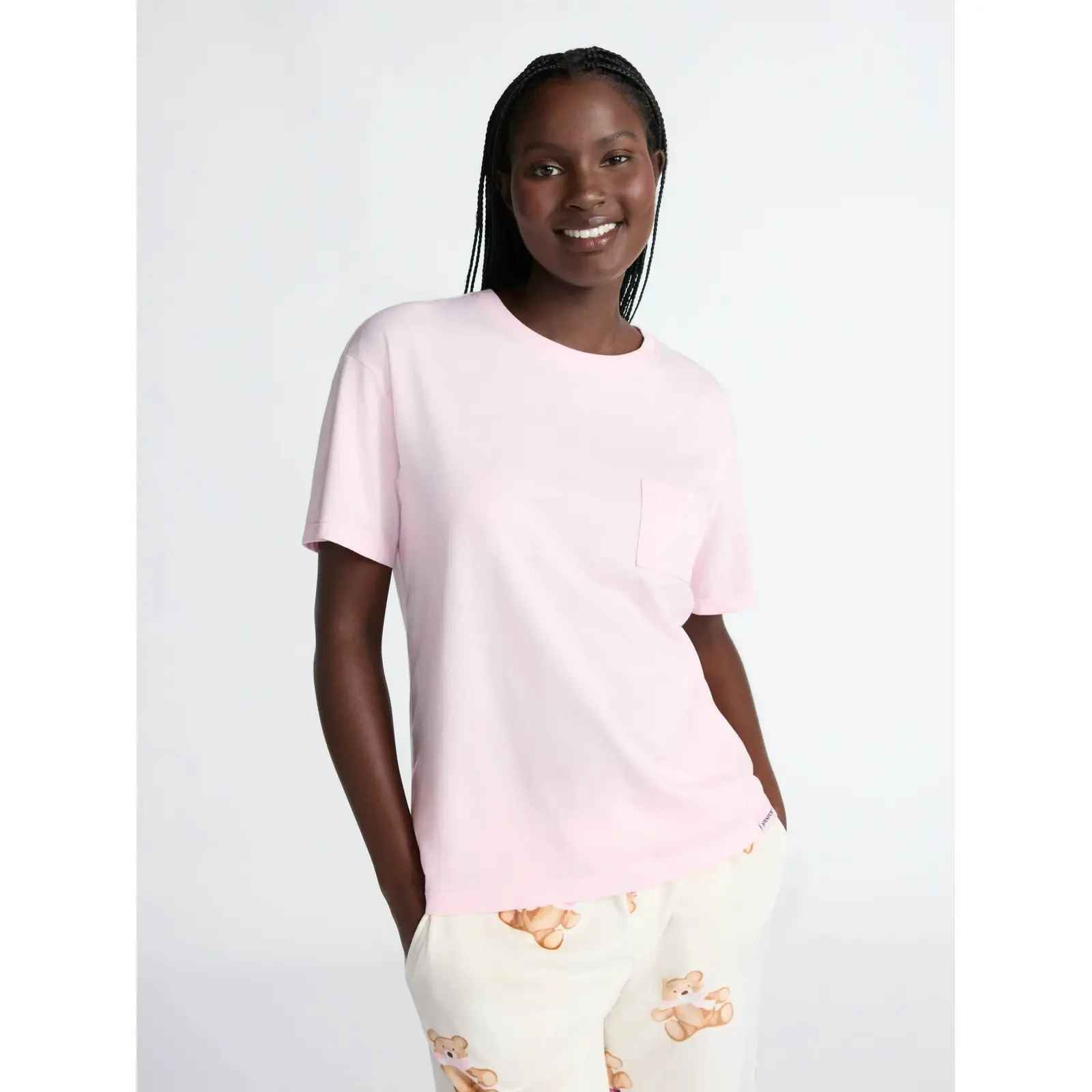 Joyspun Sleep Tee with Short Sleeves