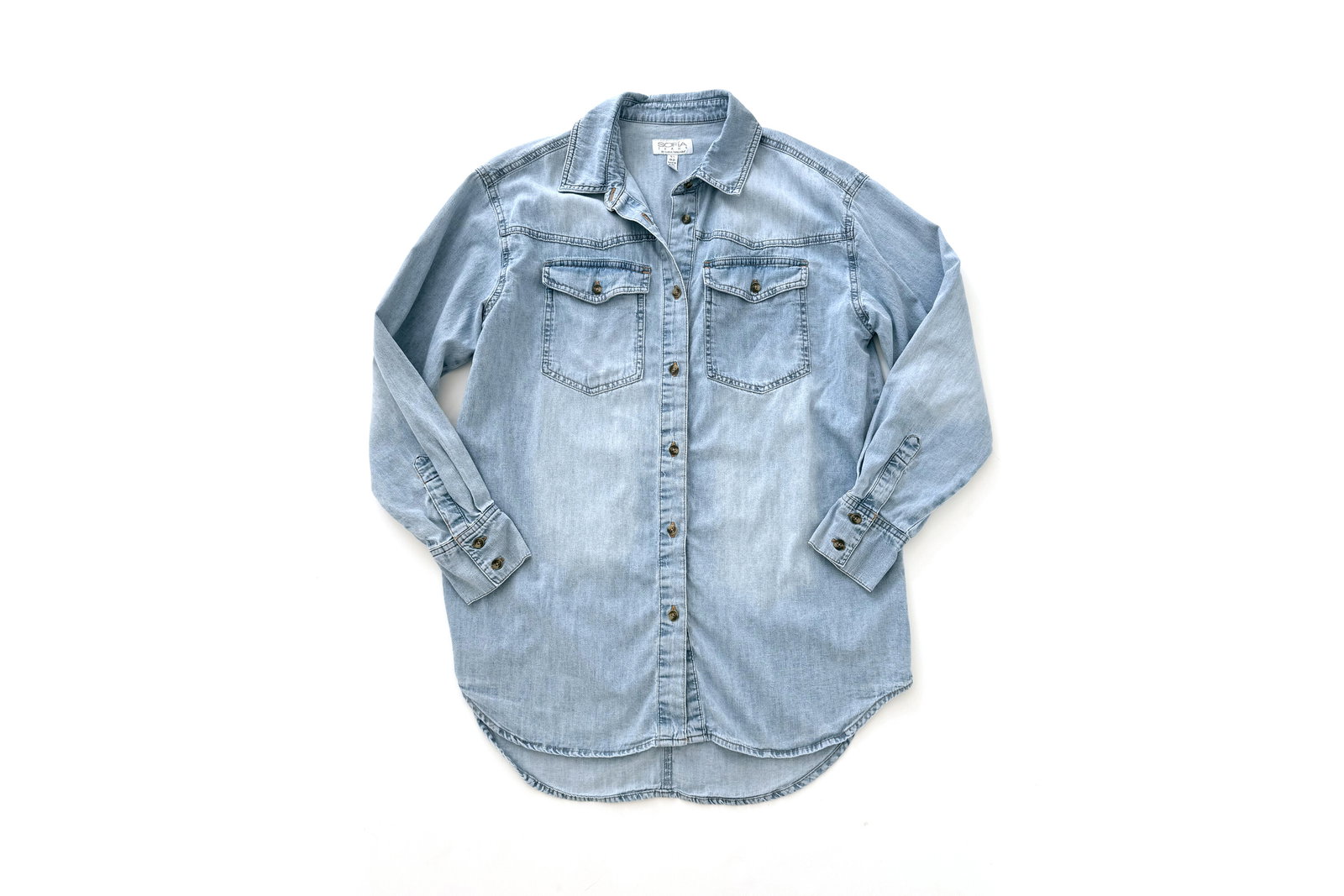 Sofia Jeans Oversized Boyfriend Shirt