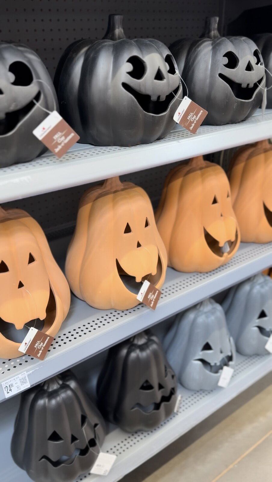 Way To Celebrate Clay Jack-o'-Lantern Collection