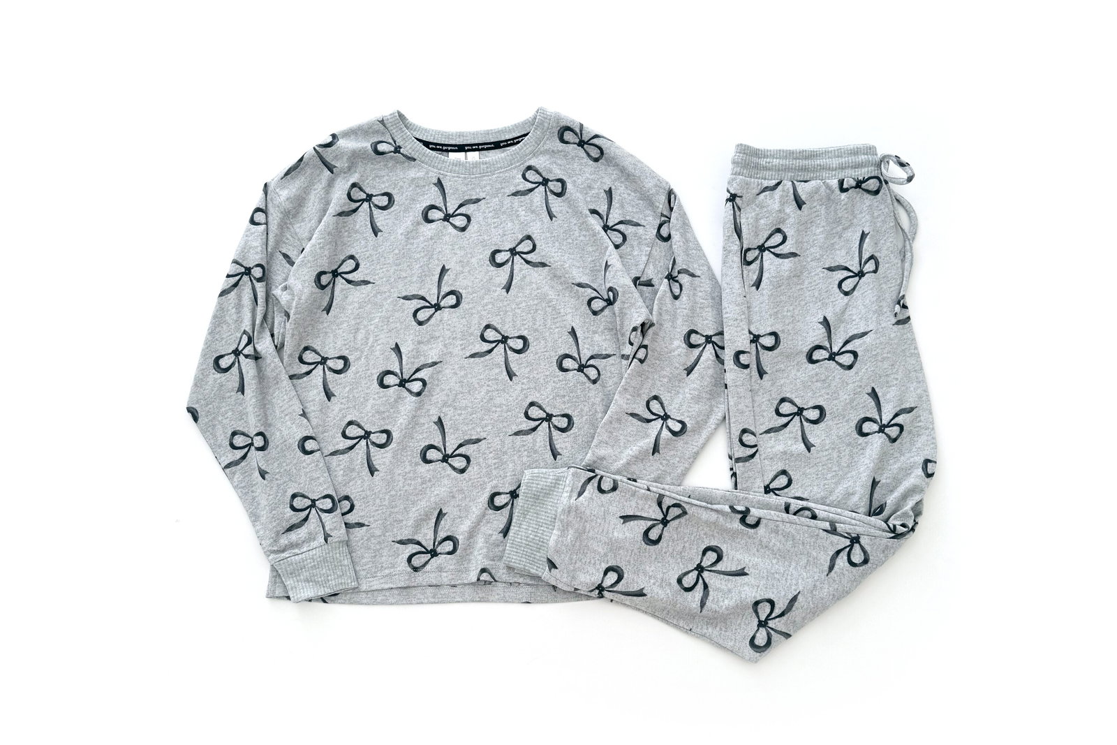 Joyspun Hacci Knit Sleep Top and Joggers