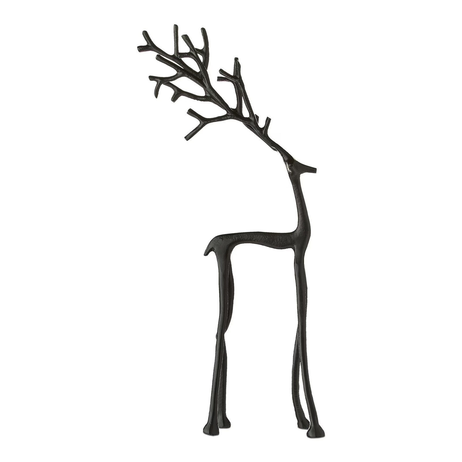 Pottery Barn Black Metal Reindeer Dupe