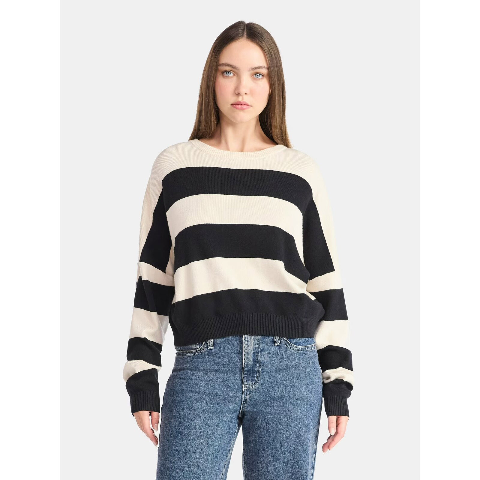 No Boundaries Striped Sweater