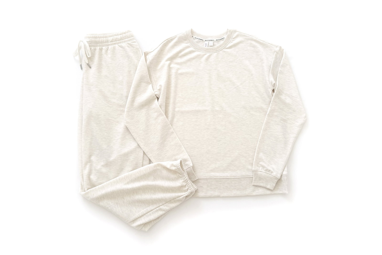 Joyspun Fleece Drop Shoulder Sleep Top and Joggers