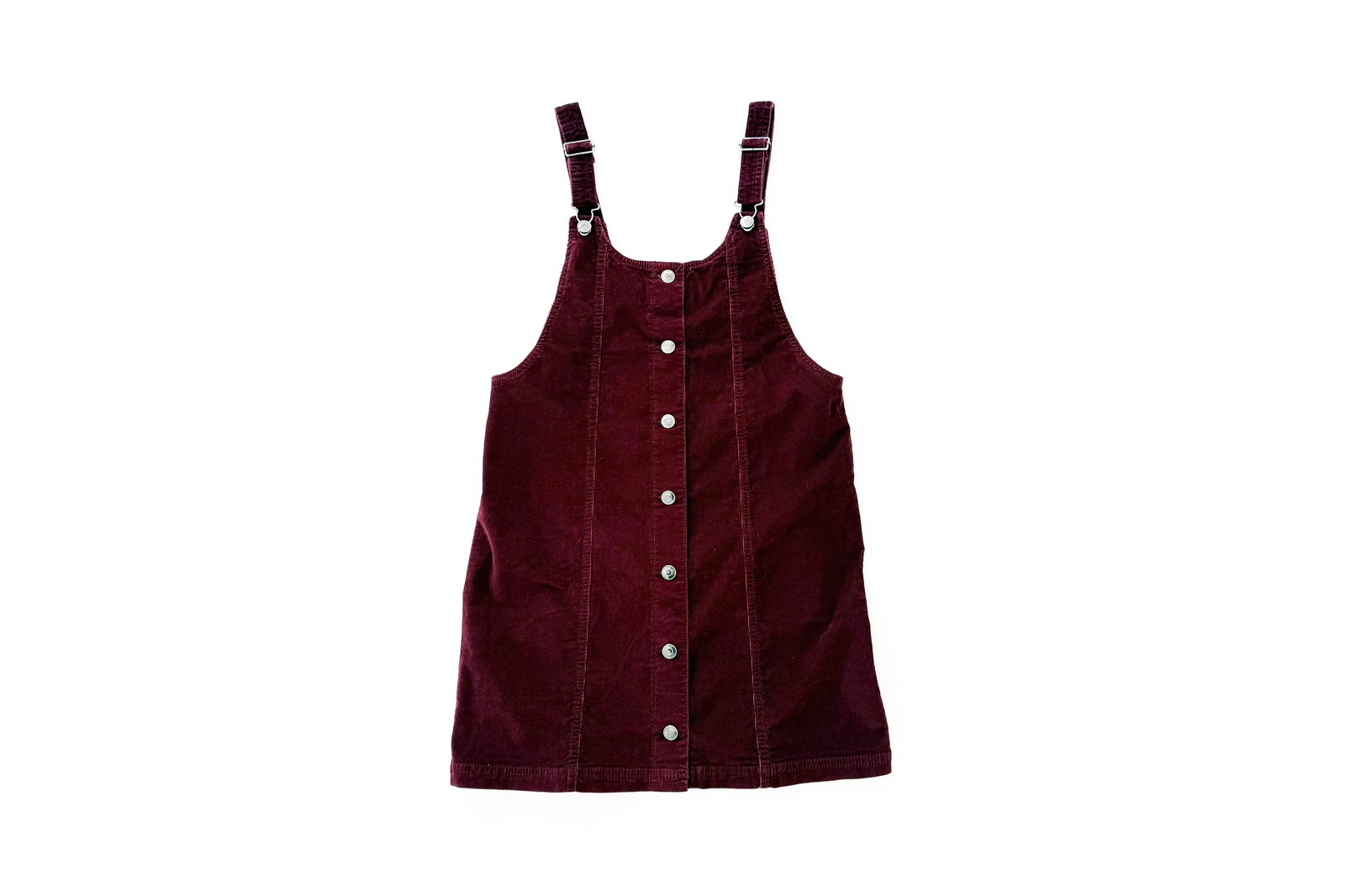 Celebrity Pink Corduroy Pinafore Mini Dress