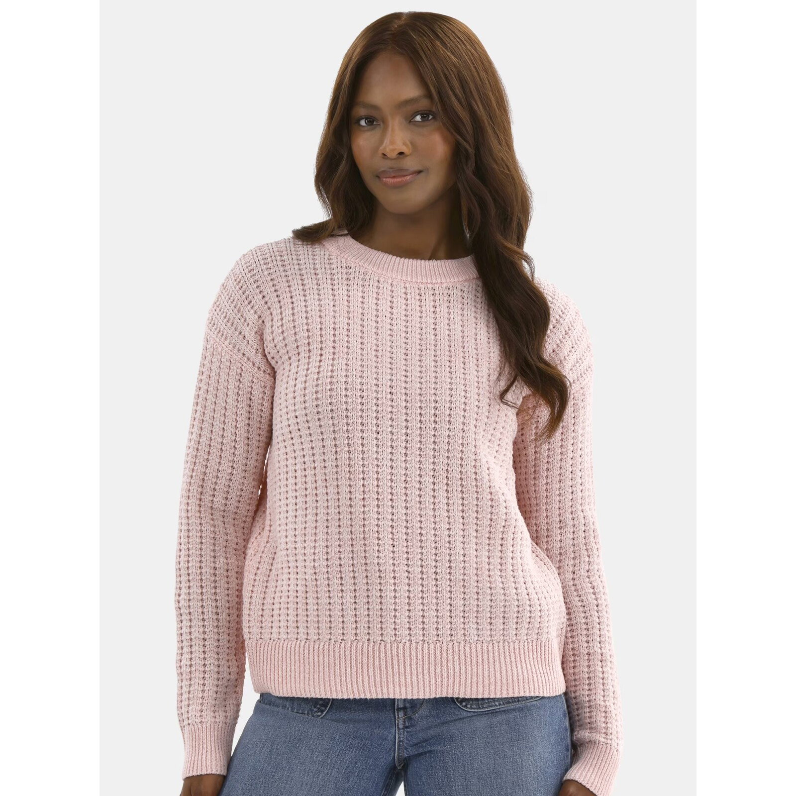 Time and Tru Textured Stitch Sweater