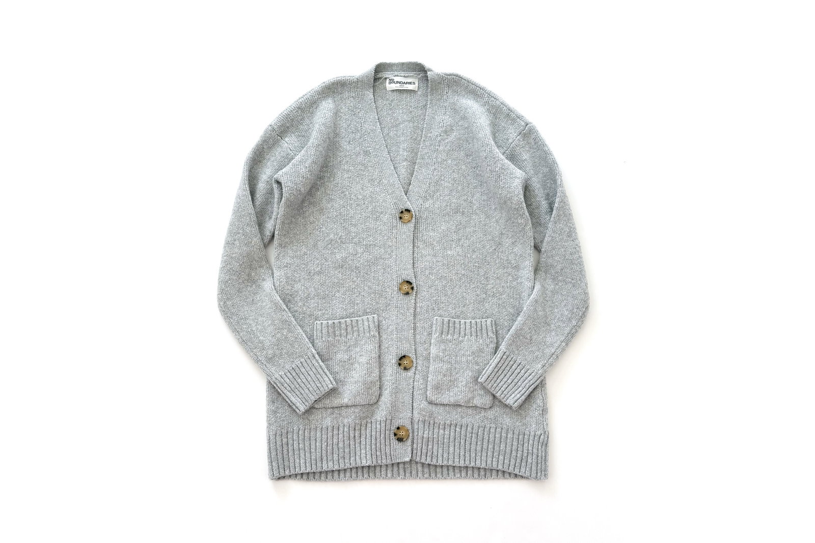 No Boundaries Button-Front Grandpa Cardigan
