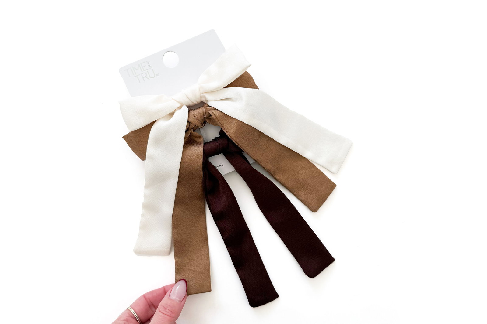 Time and Tru Bow Hair Ties