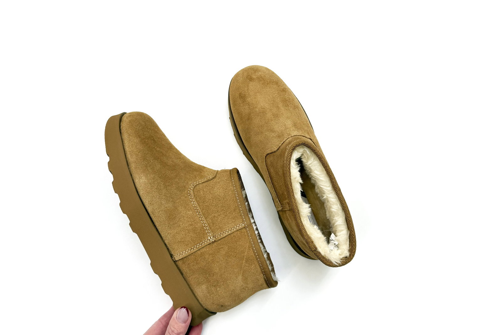 Time and Tru Micro Genuine Suede Boot