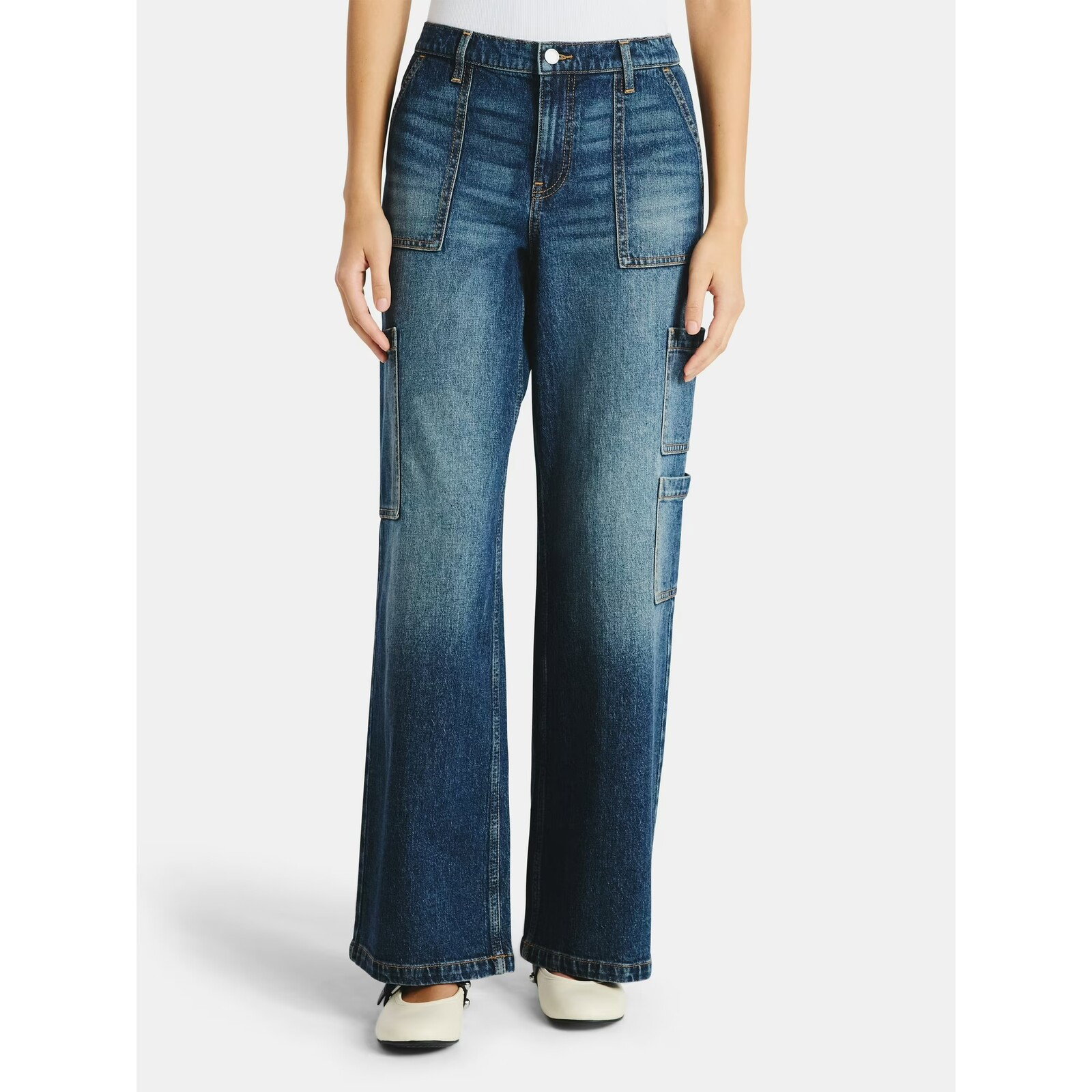 No Boundaries Wide Leg Cargo Pants