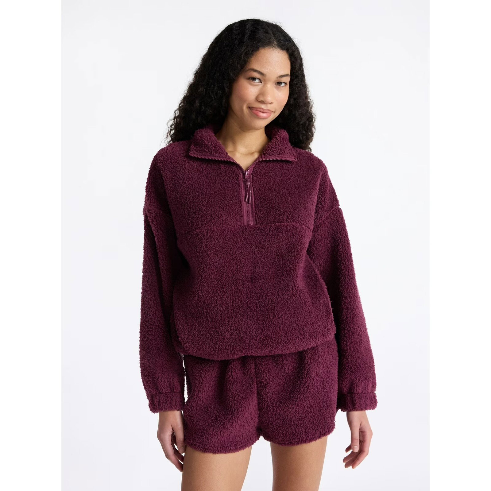 No Boundaries Plush Half-Zip Pullover