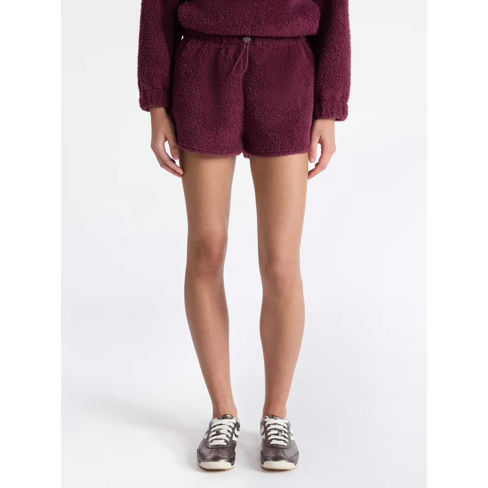 No Boundaries Plush Bungee Cord Shorts