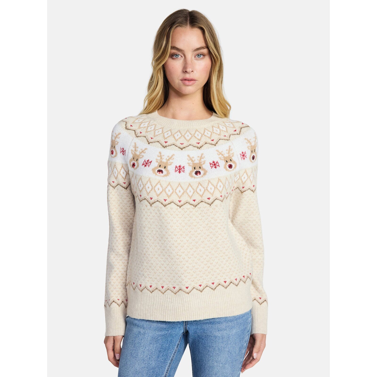 Holiday Time Pretty Christmas Sweater