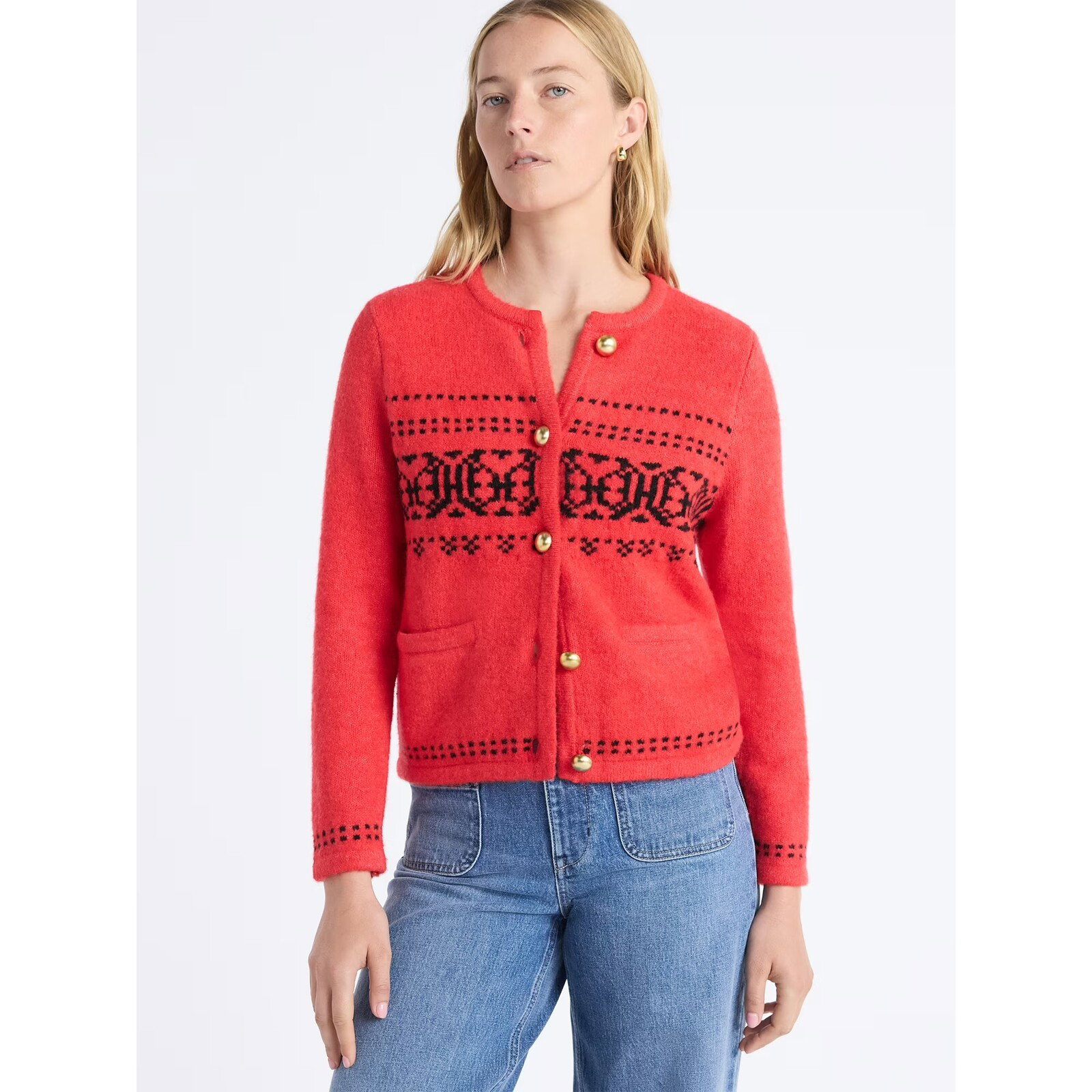 Free Assembly Fair Isle Cardigan