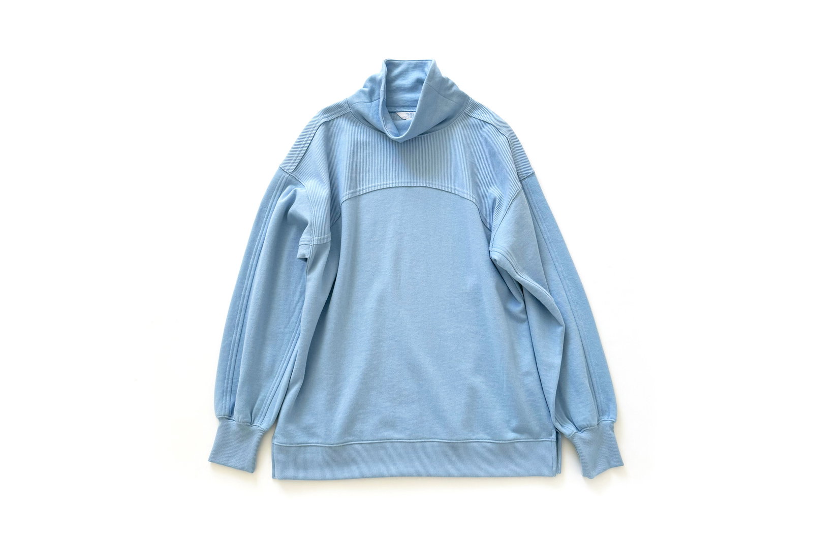 Time and Tru Ottoman Ribbed Pullover Top