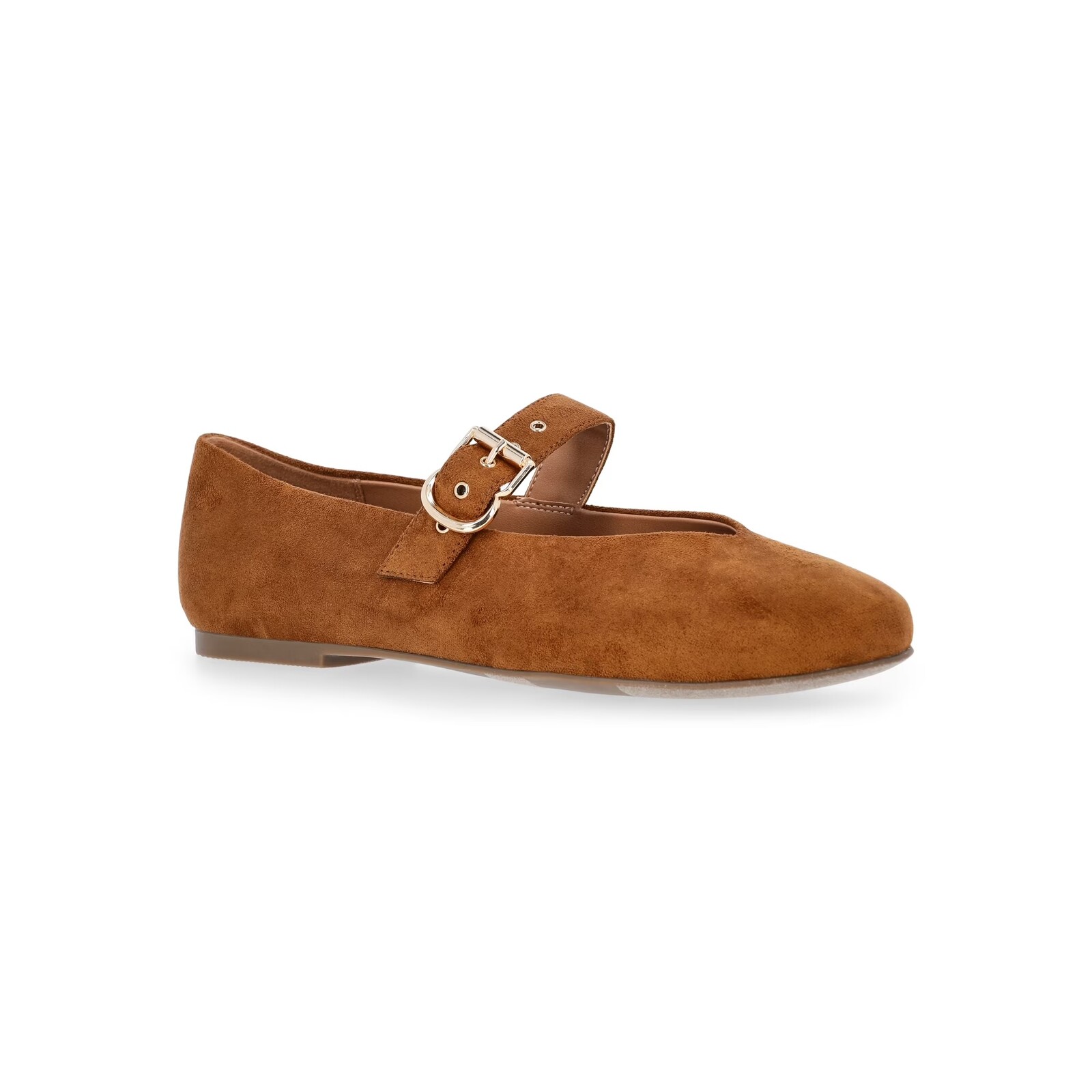 Free Assembly Women's Faux Suede Mary Jane Ballet Flats