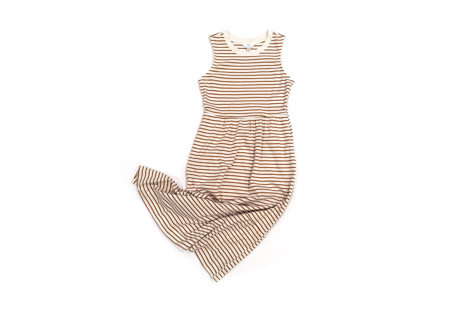 Time and Tru Sleeveless Tiered Midi Dress