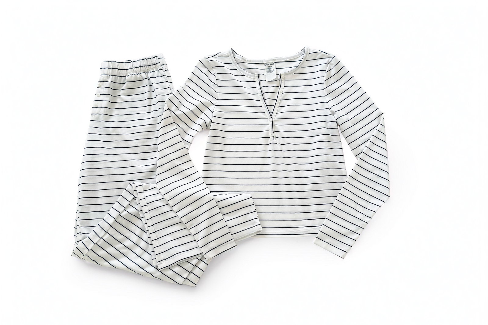 No Boundaries Cloud Core Henley Shirt & Sleep Pants