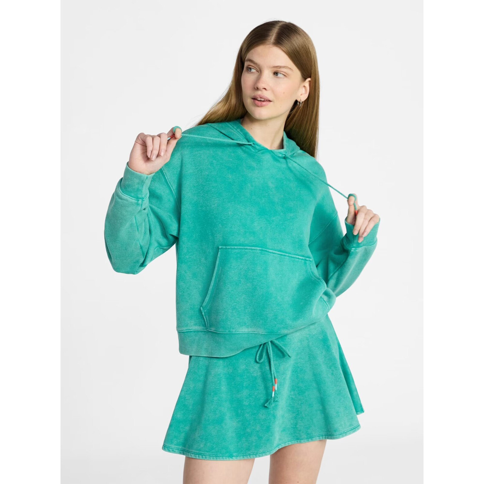 No Boundaries Washed Fleece Pullover Hoodie