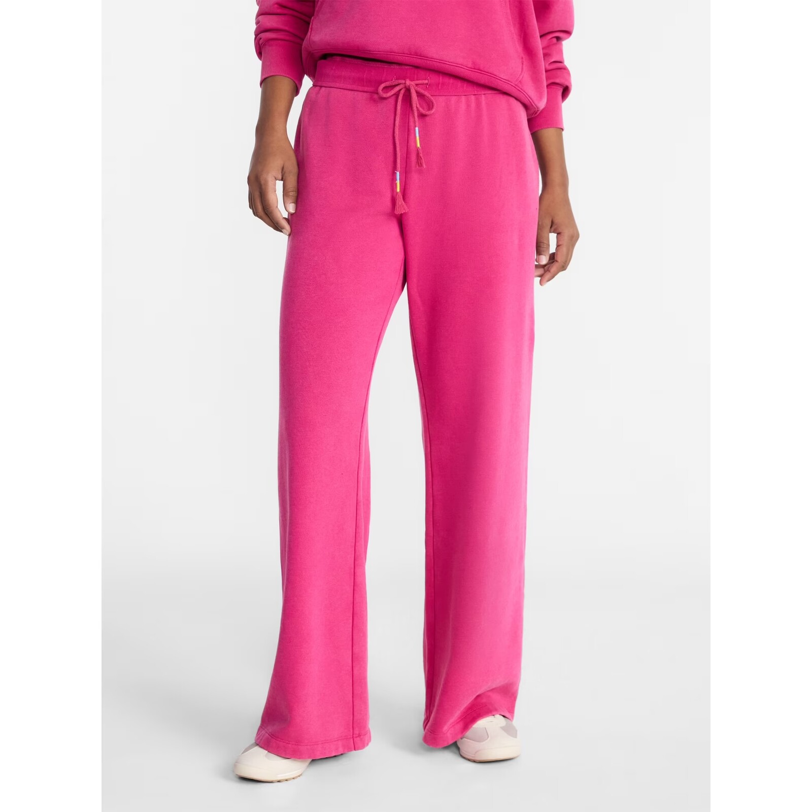 No Boundaries Washed Fleece Wide Leg Pants